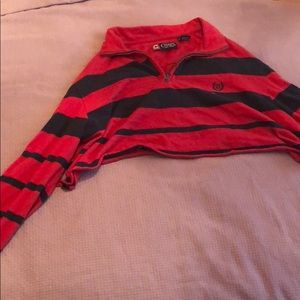 70s/80s cropped long sleeve